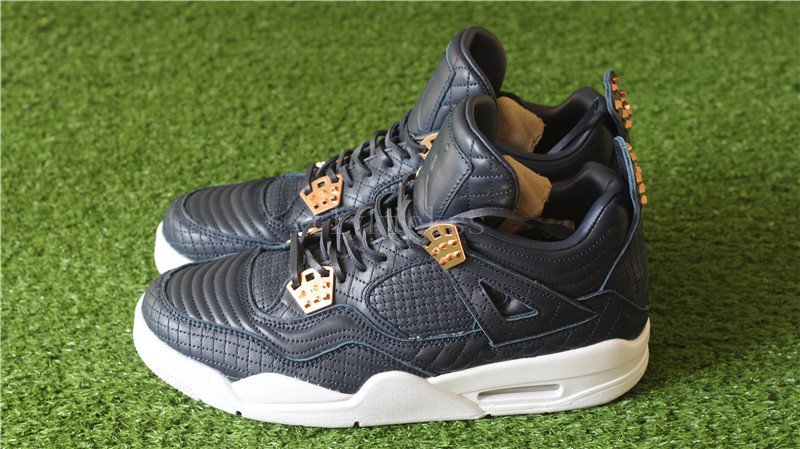 Authentic Air Jordan 4 Premium Obsidian Navy